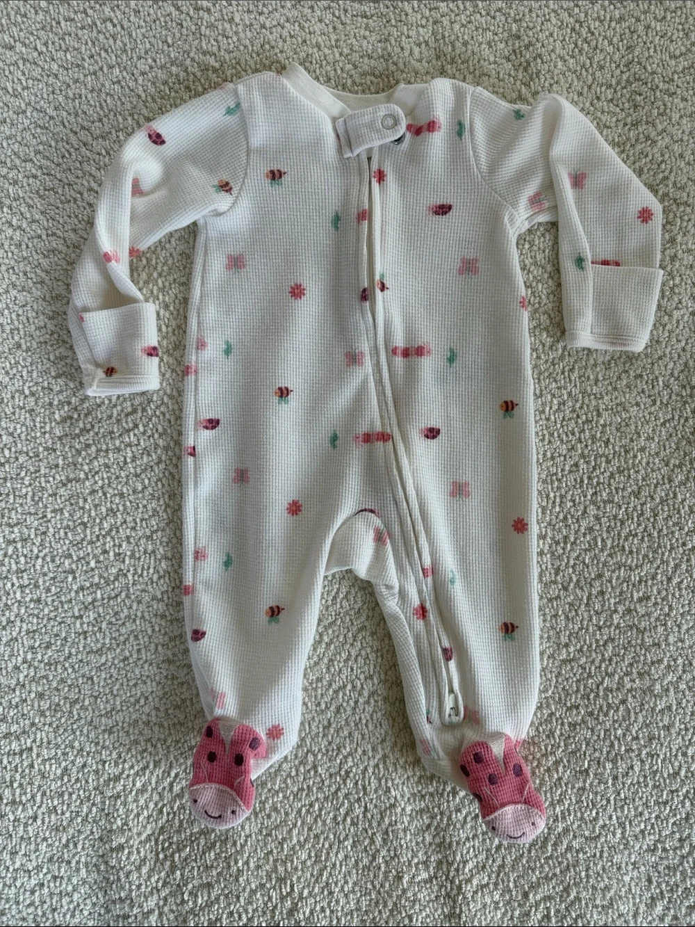 Carter's Footie Onesies Lot / 0-3M / Summer Baby
